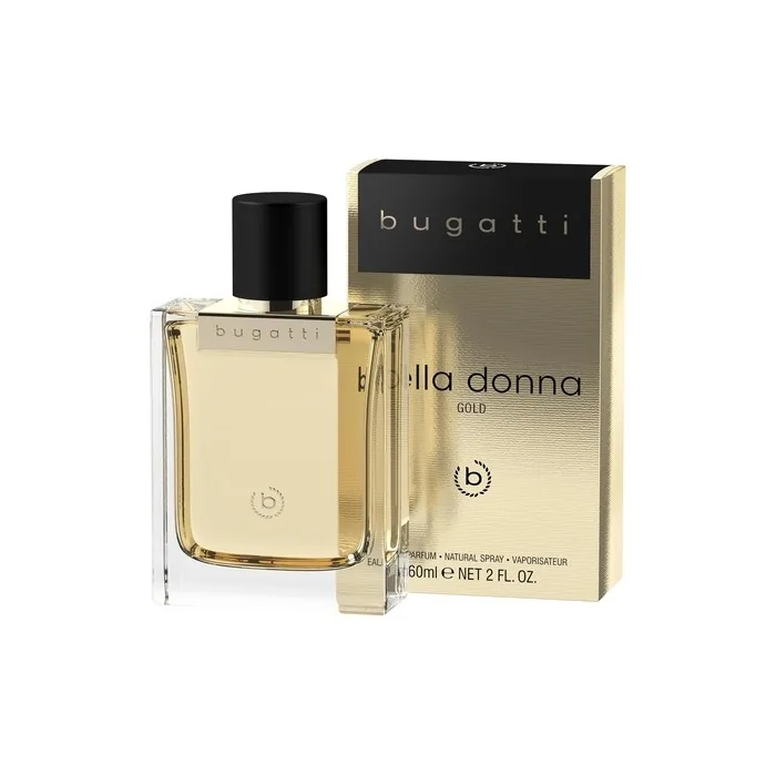 Bugatti Bella Donna Women's Perfume Gold Edp 60ml Floral Fruity For All Ages And Occasions Bergamot Jasmine Vanilla Musk Elegant Warm