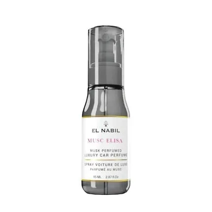 El Nabil Musc Elisa Luxury Car Spray 85ml - White and Orange