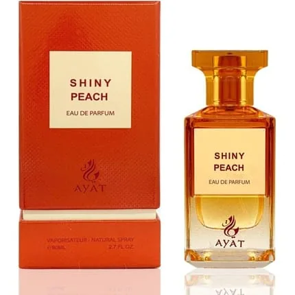 Ayat Perfumes Eau De Parfum Fancy Series 80ml From Dubai Oriental & Fruity Scent Unisex Fragrance Shiny Peach