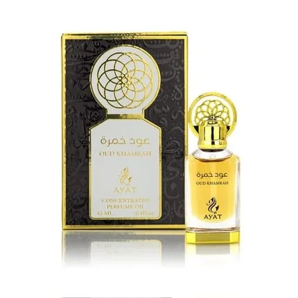 Ayat Perfumes Oud Khamrah Perfume Oil 12ml Alcoholfree Musk Unisex Oriental Floral