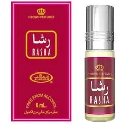 Al-Rehab Rasha Concentrated Perfume Rollerball for Women 0.2 Ounce