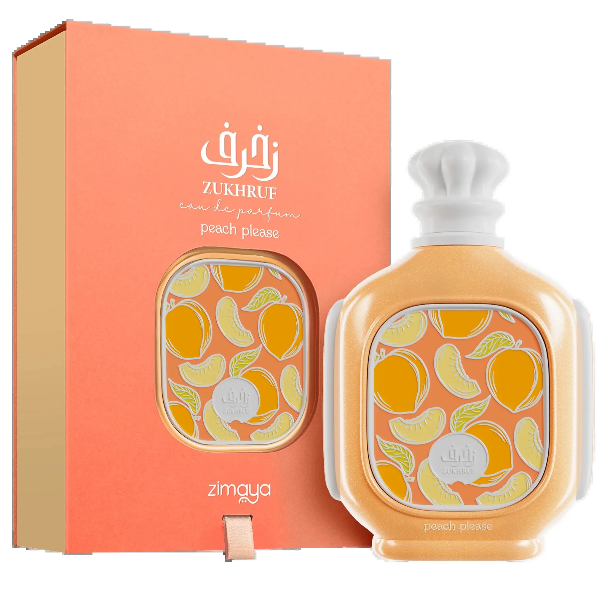 Zimaya Zukhruf Peach Please Eau De Parfum Unisex 100 Ml