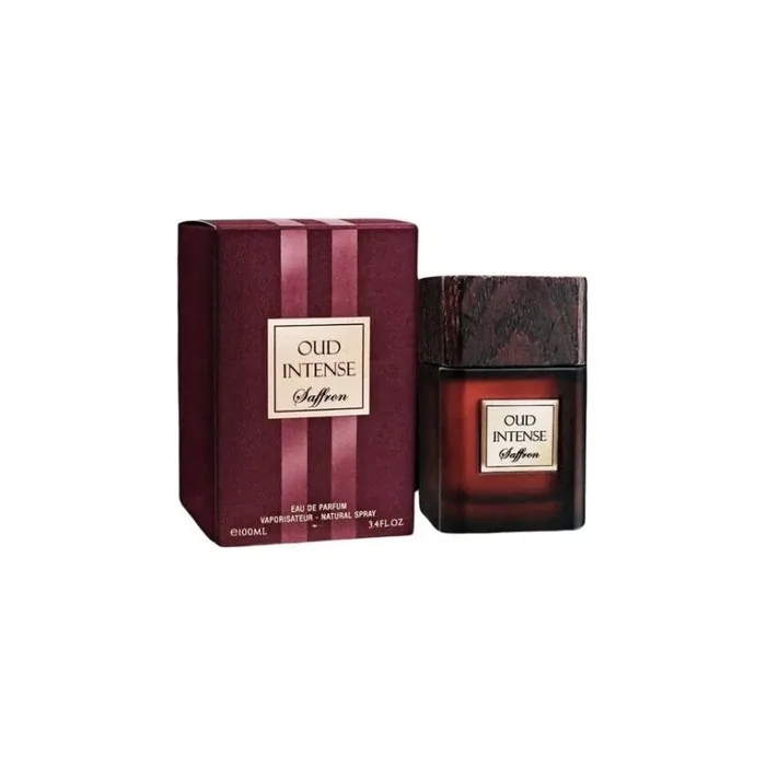 Oud Intense Saffron by Fragrance World Eau De Parfum 100ml 3.4 fl oz For Men
