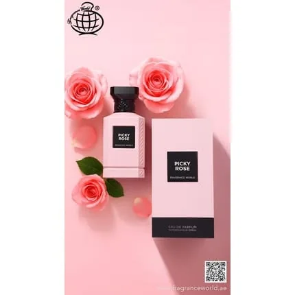 Fragrance World Picky Rose Eau De Parfum, Unisex, 150 Ml