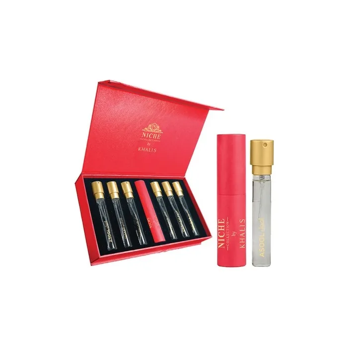 Khalis Red Niche Discovery Eau de Parfum Set 6 x 10ml - Pack of 6
