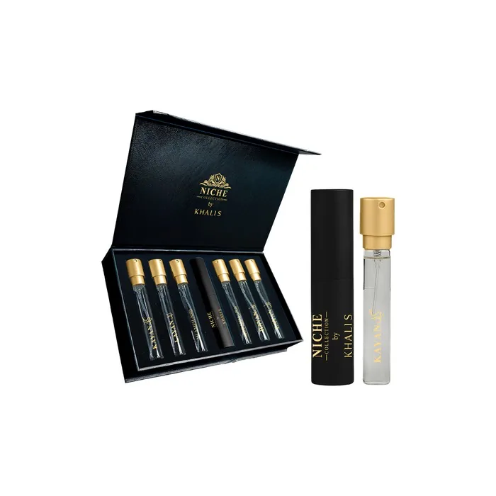 Khalis Black Niche Discovery Eau de Parfum Set 6 x 10ml - Pack of 6