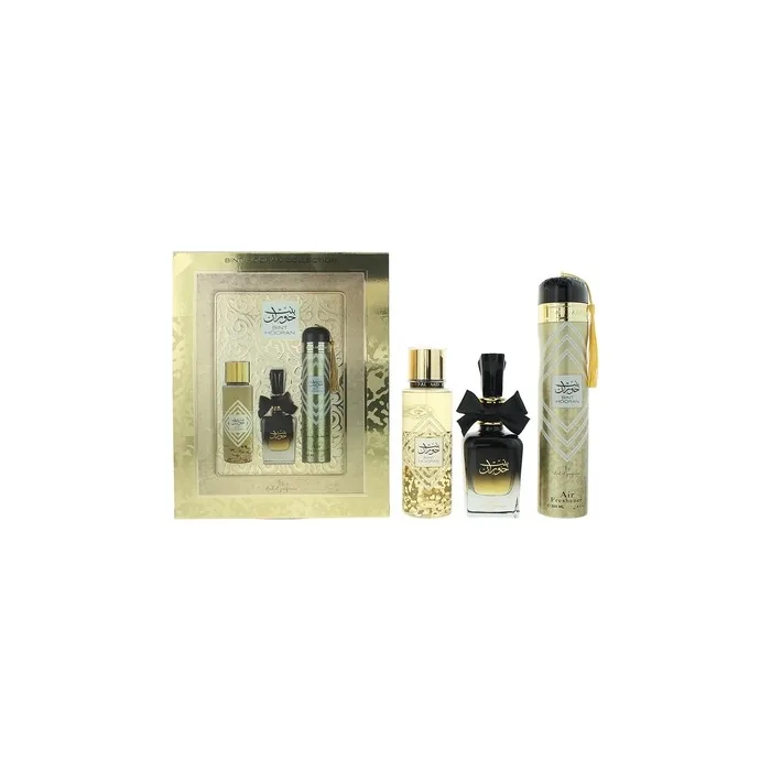 Ard Al Zaafaran Bint Hooran 3 Piece Gift Set Eau de Parfum 100ml and Perfume Mist