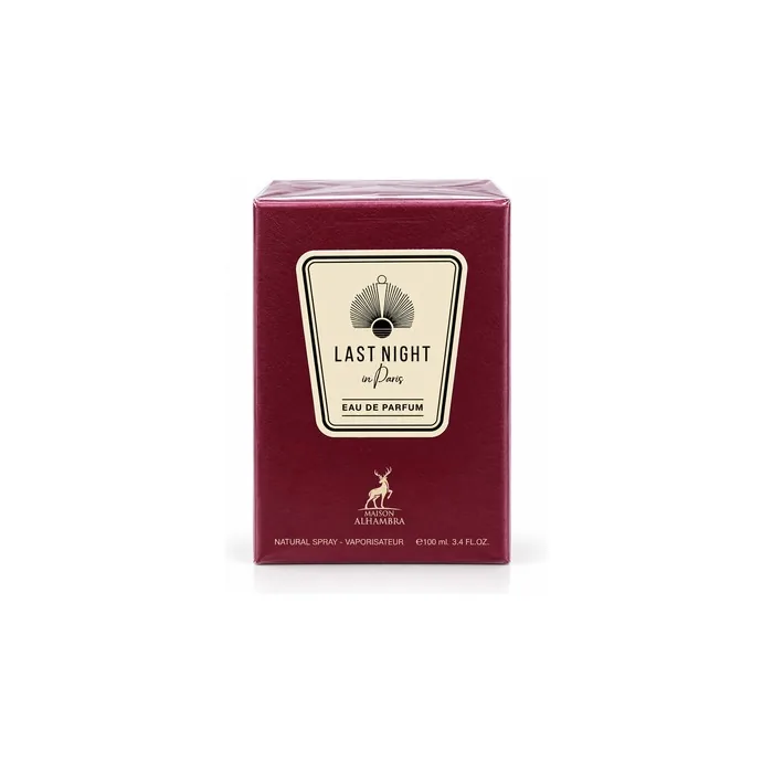 Maison Alhambra Last Night in Paris Eau de Parfum 100ml