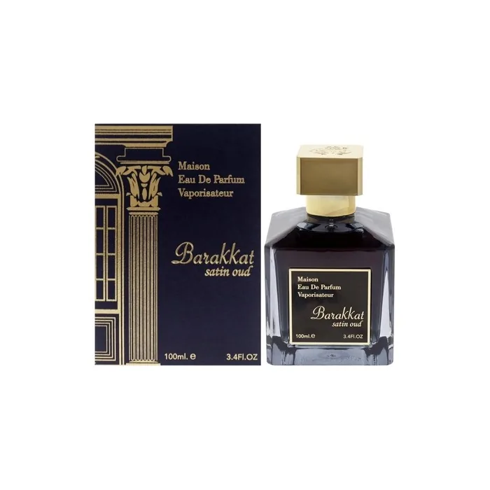 BARAKKAT OUD SATIN Eau de Parfum Spray 100ml By Fragrance World - Youshah Perfumes