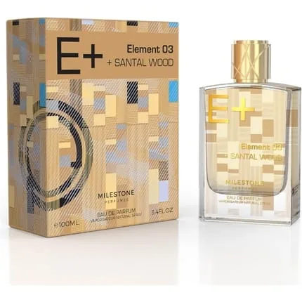 Milestone Perfumes Element 03 Santal Wood Men Long Lasting Fragrance