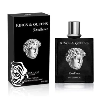 Amaran Kings and Queens Excellence Parfum 100ml 3.40 Fl Oz EDP for Men