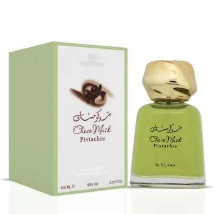 Alrehab Choco Pistachio Eau De Parfum Spray 100ml 3.4oz Gourmet Fragrance