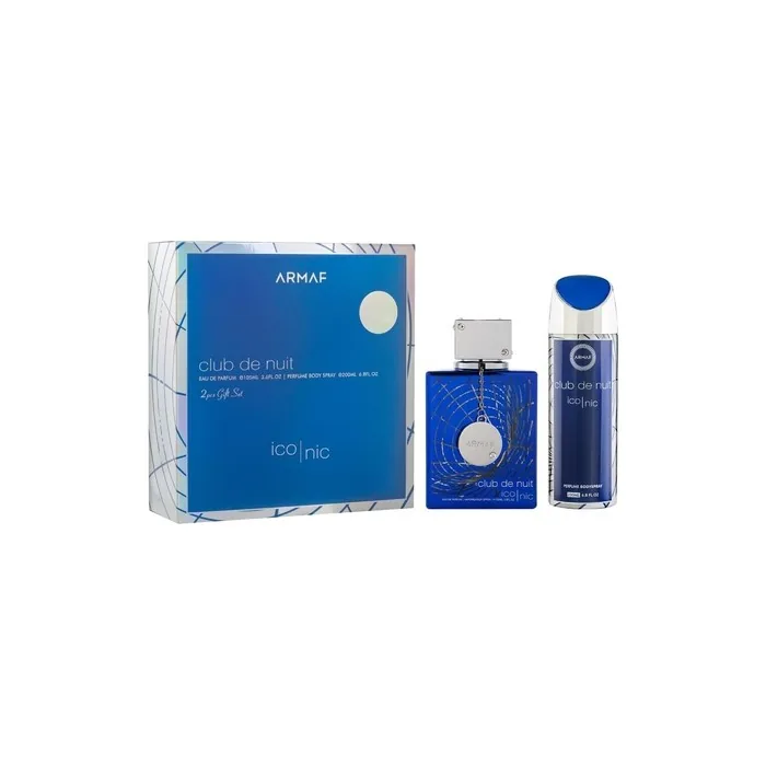 Armaf Club de Nuit Blue Iconic Gift Set for Men - Eau de Parfum 105ml and Body Spray 200ml