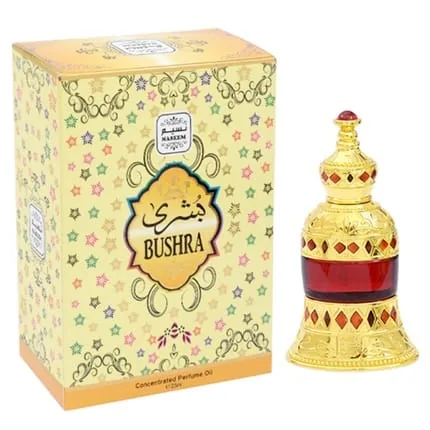 Naseem Bushra Perfume Oil for Women 25ml - Long-Lasting Alcohol-Free Fragrance