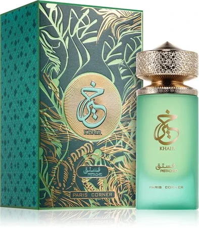 Paris Corner Khair Pistachio Eau de Parfum 100ml and Deodorant Spray 200ml Gift Set
