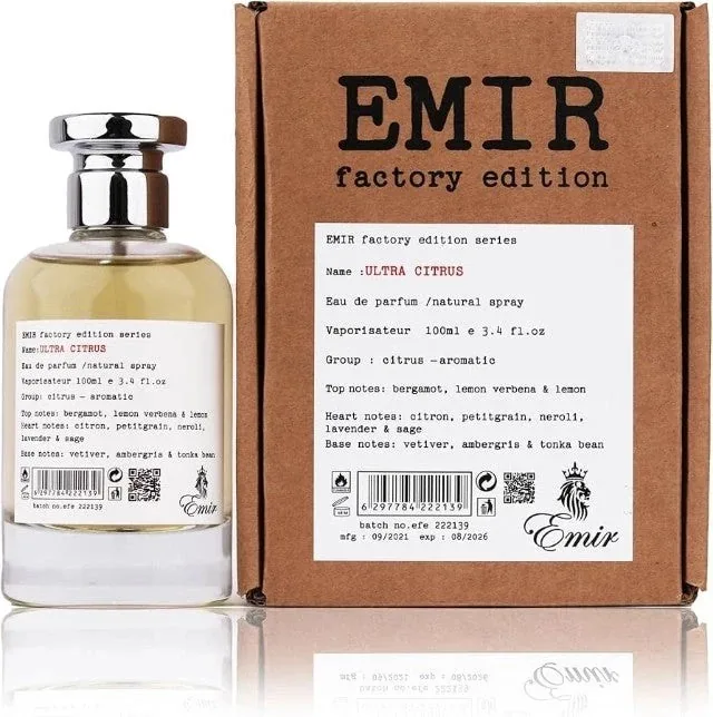 Paris Corner Emir Ultra Citrus Eau De Parfum 100ml