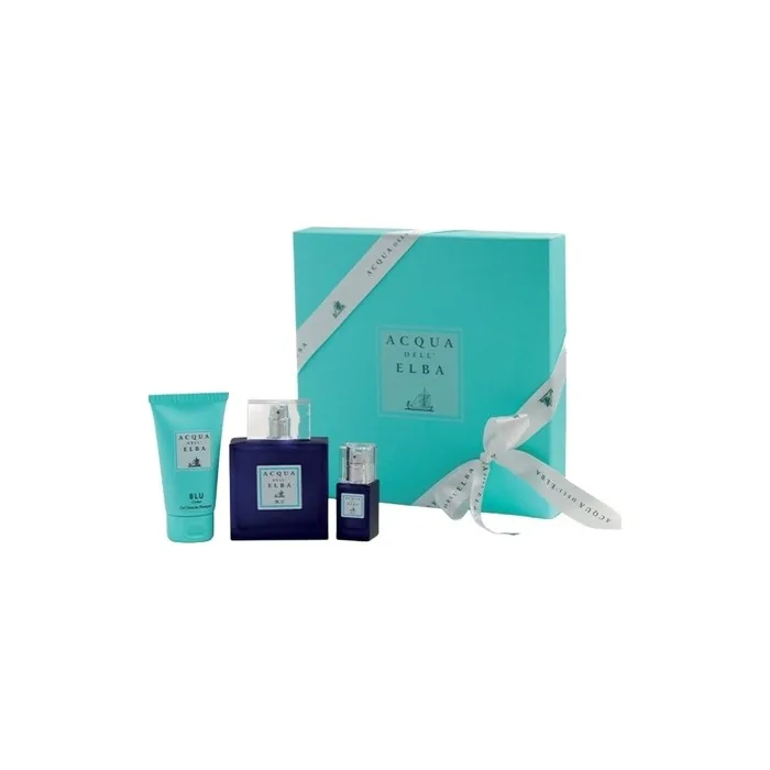 Acqua Dell Elba Acqua Dell'elba Blu Uomo Eau De Parfum 100ml 15ml Shampoo Gel 75ml