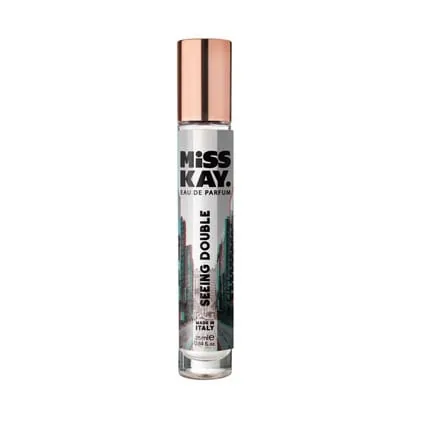 Miss Kay Seeing Double Eau de Parfum 25ml - Rich & Feisty Scent - Notes of Schinus Molle, Orange & Grapefruit - Made in Italy, 100% Vegan, Cruelty Free & Paraben Free