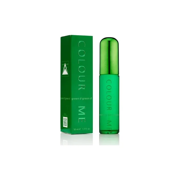 COLOUR ME Green Perfume for Men 50ml Eau de Toilette Luxury Fragrance Mens Aftershave Long Lasting by Milton-Lloyd