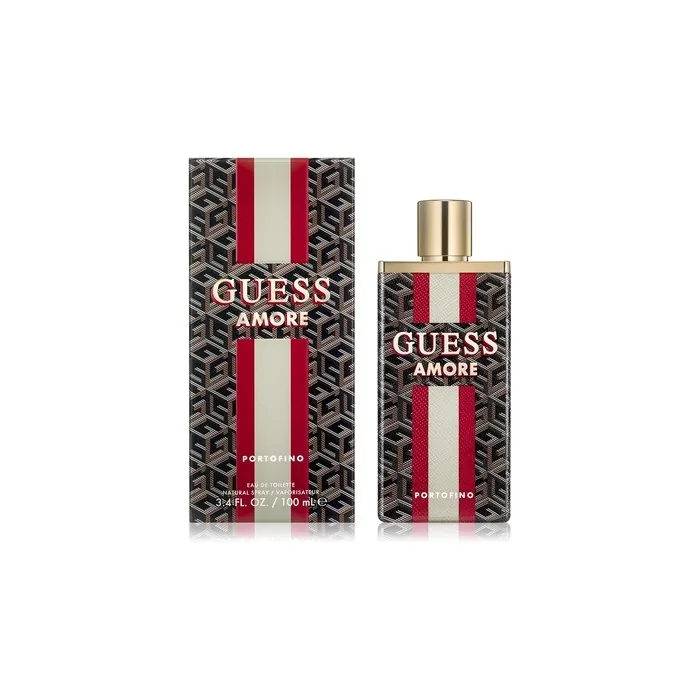 GUESS Amore Portofino Eau de Toilette for Women and Men Genderless Unisex Perfume Spray 3.4 Fl. Oz.