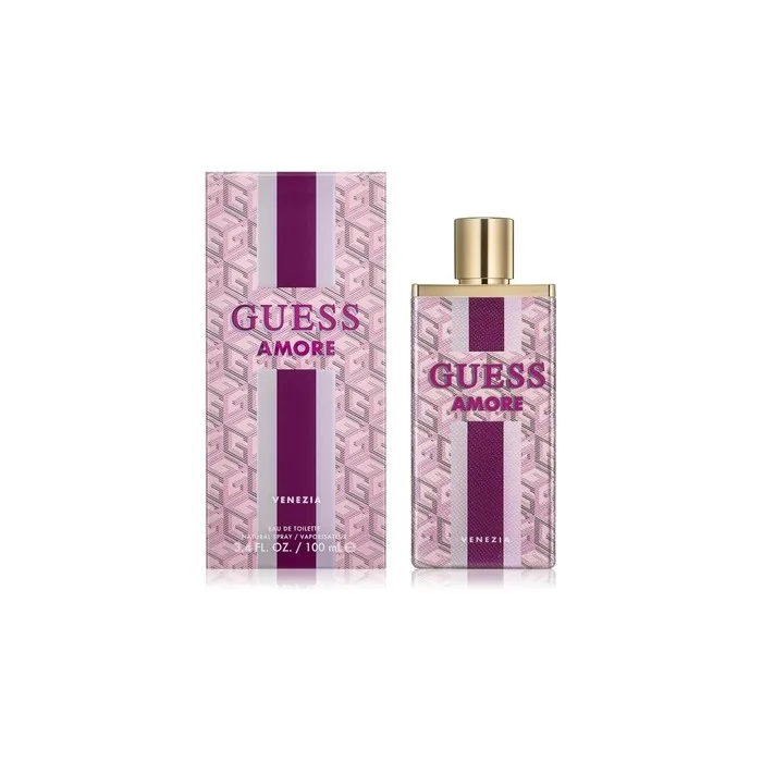 GUESS Amore Venezia Eau de Toilette for Women and Men Genderless Unisex Perfume Spray 3.4 Fl. Oz.