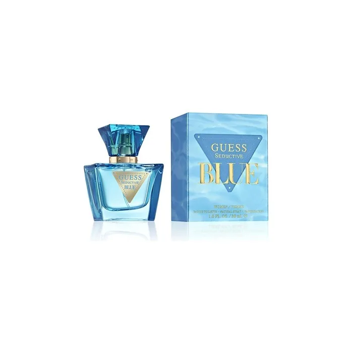 GUESS Seductive Blue Women Eau de Toilette Perfume Spray 1.0 Fl Oz