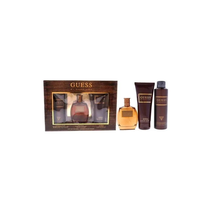 GUESS by Marciano 3 Piece Gift Set 3.4oz EDT Spray 6.7oz Shower Gel 6.0oz Deodorizing Body Spray