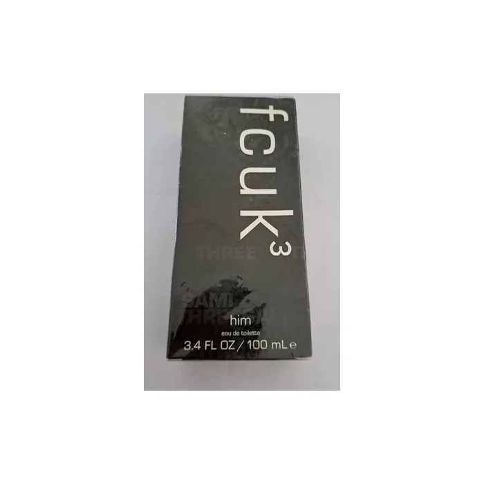French Connection FCUK 3 for Him 100ml EDT Spray Brand New and Sealed