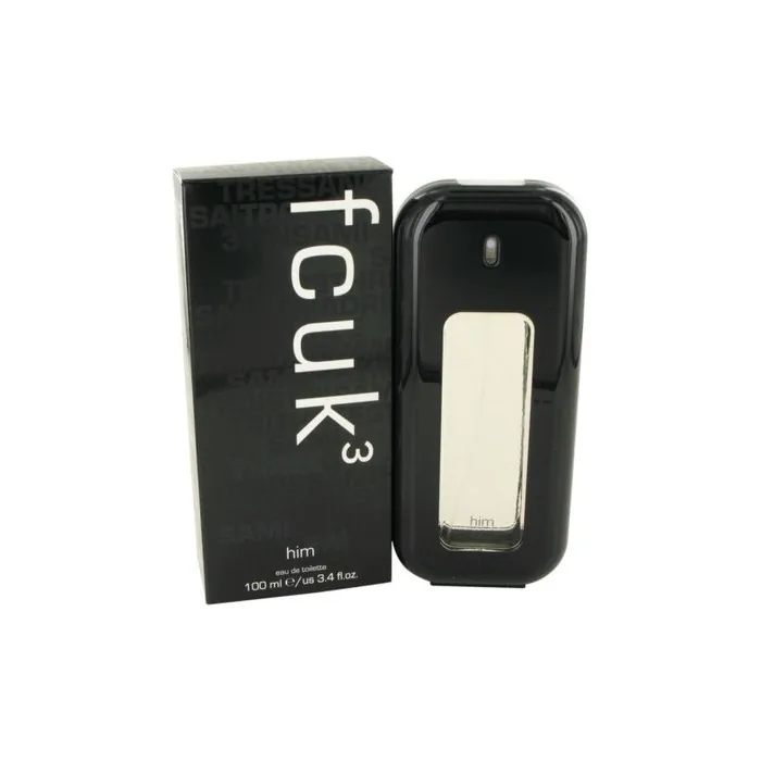 Fcuk 3 Eau De Toilette Spray 3.4 oz by French Connection for Men