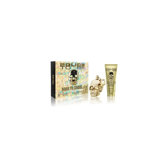 Police To Be Born Shine Man Eau De Toilette 75ml With Shower Gel 100ml