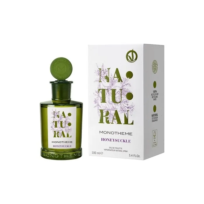 MONOTHEME Natural Honey Eau De Toilette 100ml Vaporizer Natural Spray Vegan OK