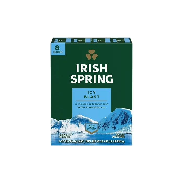 Irish Spring Icyblast Cool Refreshment Deodorant Soap