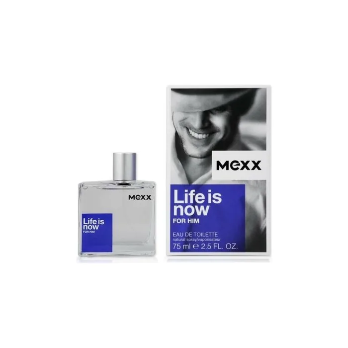 Mexx Life is Now for Him Edt Eau de Toilette Spray 75ml