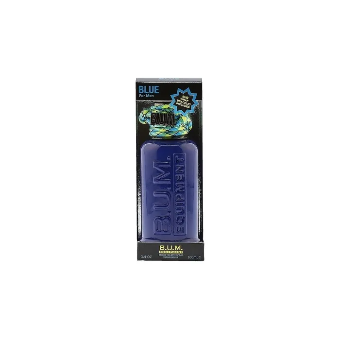 BUM EQUIPMENT Eau de Toilette Spray For Men Blue 3.4 Fluid Ounce