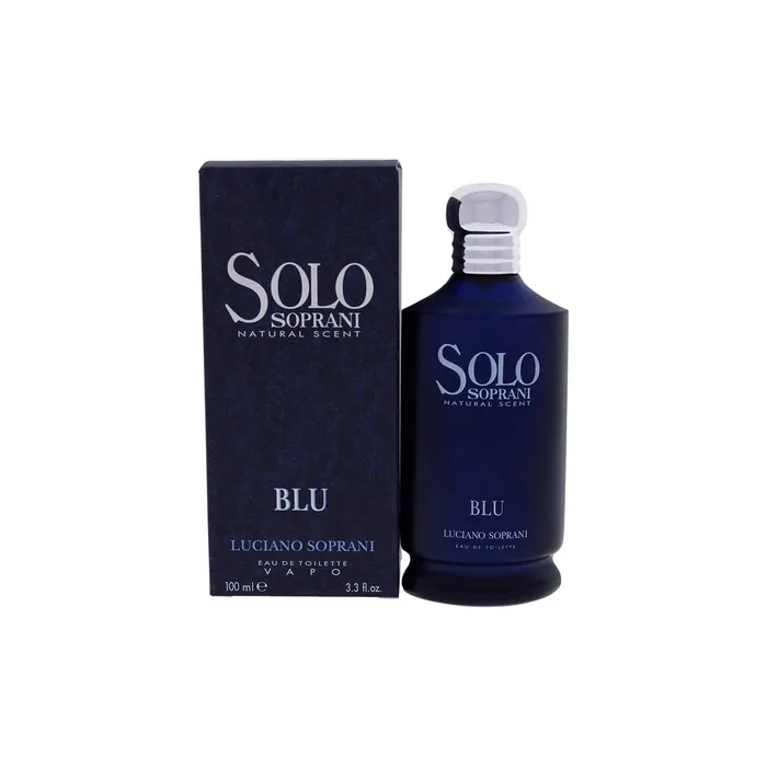 Luciano Soprani Solo Blu Eau de Toilette Spray 3.4 Ounce