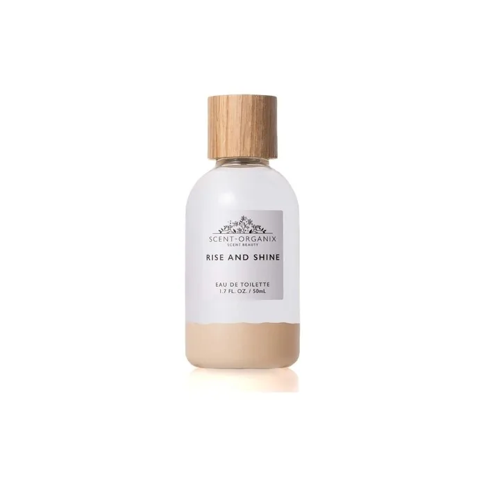 Scent Organix Rise and Shine EDT Spray 50ml Tangerine Lemon Spritz Hibiscus Peach Blossoms Orange Zest