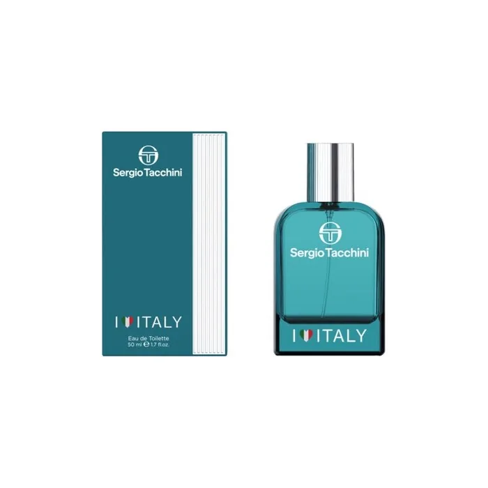 Sergio Tacchini I Love Italy EDT Men's Perfume 50ml with Gift Samples