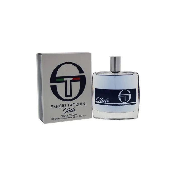 Sergio Tacchini Club Eau De Toilette 100 Ml, Spray For Men