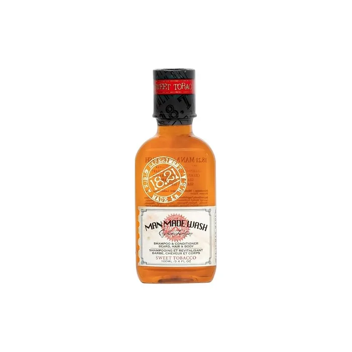 18.21 Man Made Wash Sweet Tobacco for Men 3.4 oz