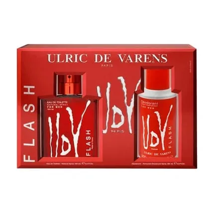 Ulric De Varens Flash Eau De Toilette Spray 100ml Set Of 2 Pieces