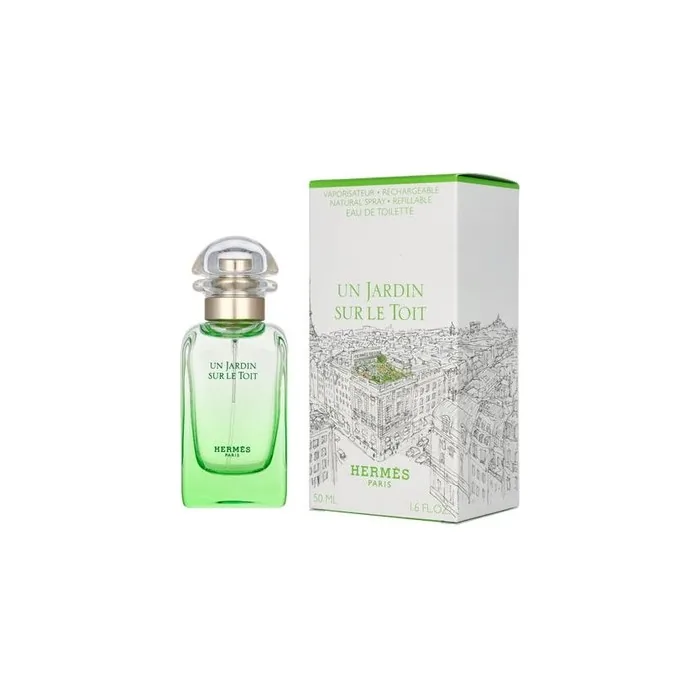 Hermes Un Jardin Sur Le Toit Eau De Toilette Spray Refillable 50 Milliliters