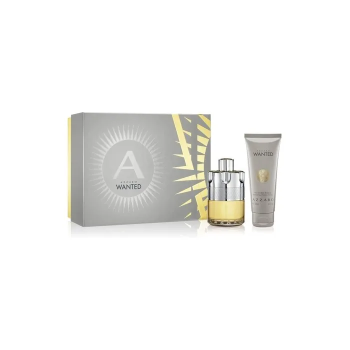 Azzaro Wanted Man Eau de Toilette 100ml and Hair & Body Wash 100ml Set