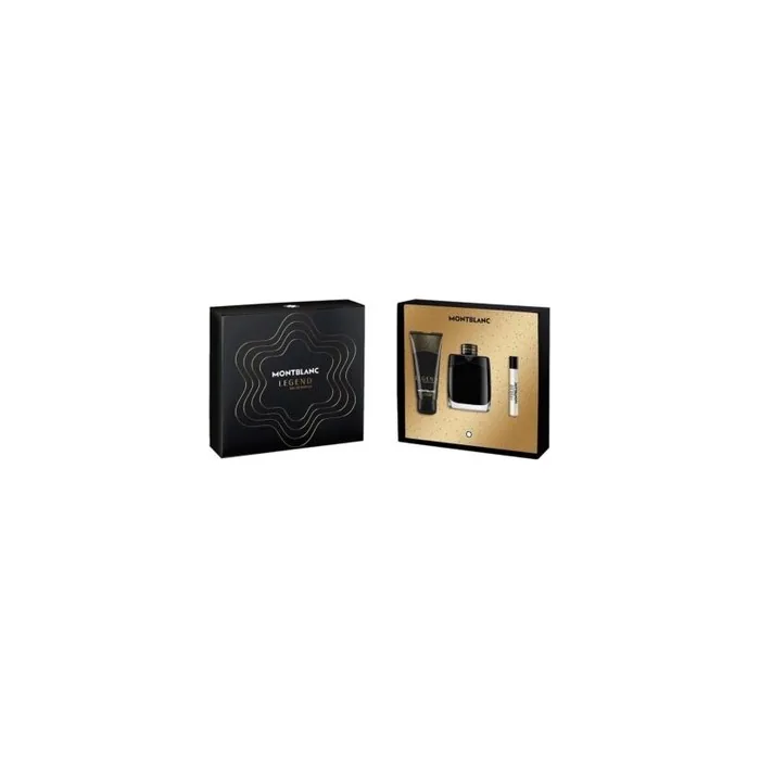 Mont Blanc Legend 3.3oz Eau De Parfum Spray Men's Cologne and 3.3 Gel+ Eau De Parfum Spray Set NIB