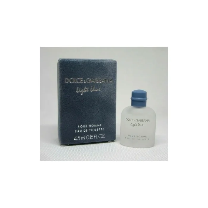 Dolce & Gabbana Light Blue Pour Homme Eau de Toilette Travel Mini 0.15 oz