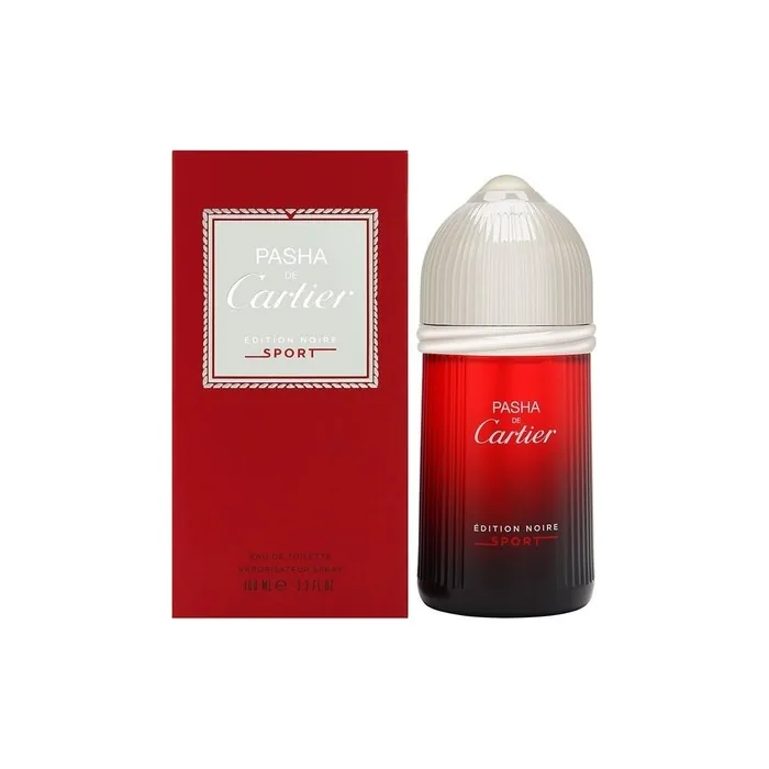 Cartier Pasha De Edition Noire Sport Eau De Toilette Spray for Men 3.3 Ounce