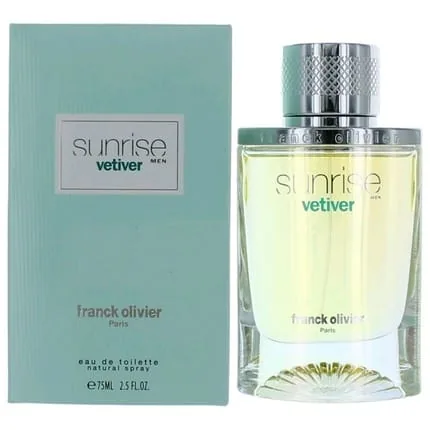 Franck Olivier Sunrise Vetiver EDT Spray for Men 2.5oz (75ml)