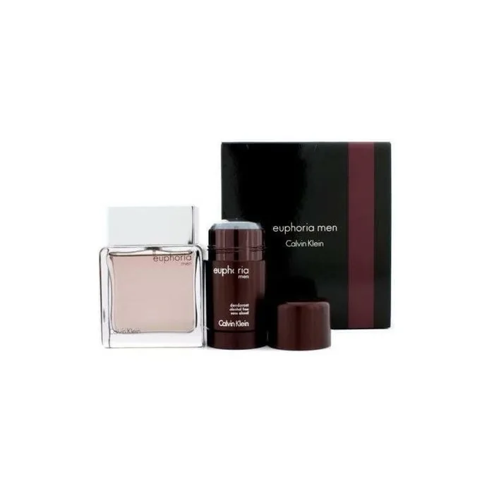 Calvin Klein Euphoria for Men Eau de Toilette Spray 100ml and Deodorant Stick 75ml