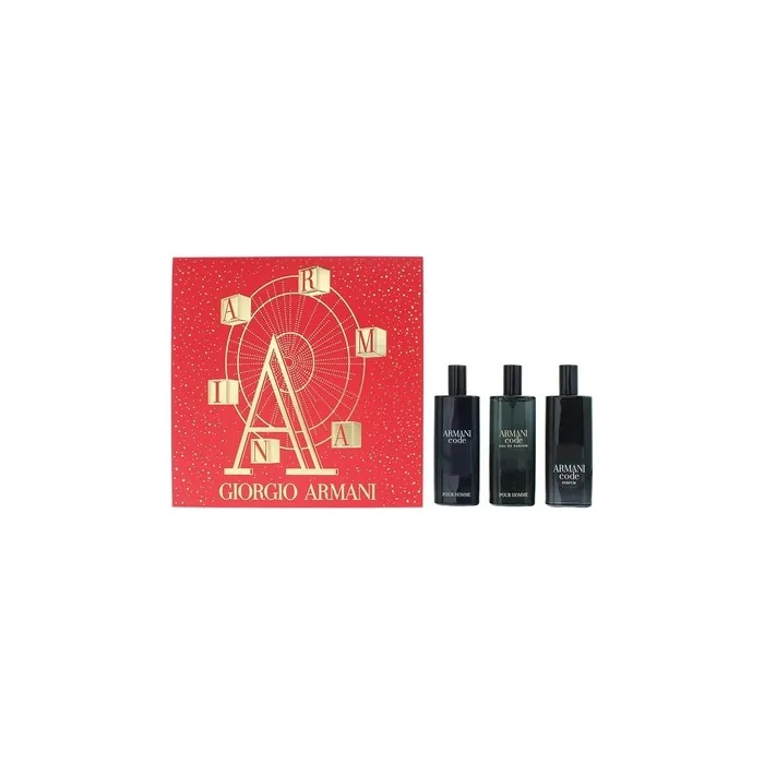 Giorgio Armani Code Pour Homme Eau De Toilette 15ml Eau De Parfum 15ml Parfum 15ml Men Spray