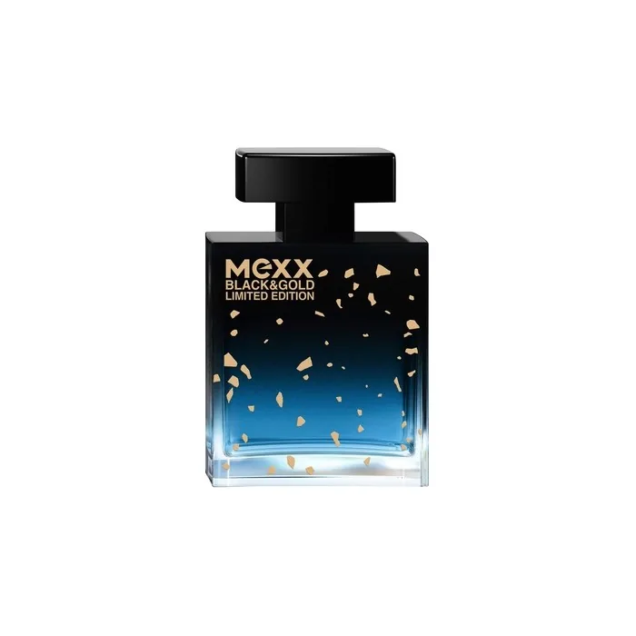 Mexx Black & Gold Limited Edition Man Eau de Toilette Woody-Fruity Men's Fragrance 50ml