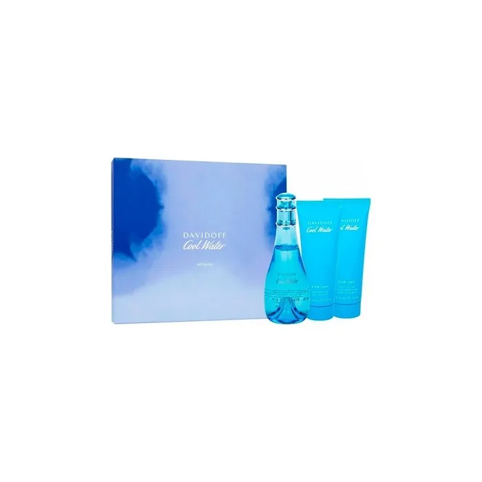 Davidoff Cool Water Woman Set Eau De Toilette Size 100 Ml